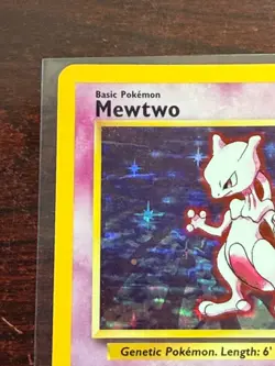 Mewtwo 10/102 Pokemon TCG 1999 Base Set Holo Unlimited Rare - Image 3
