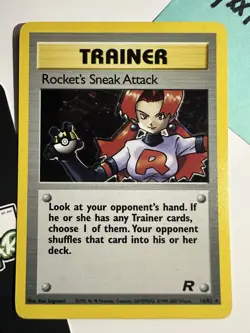 Rocket's Sneak Attack 16/82, Holo, Team Rocket, Pokemon TCG, Unlimited 2000, NM - Image 1