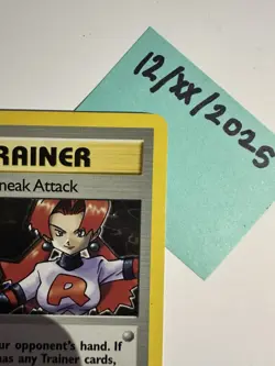 Rocket's Sneak Attack 16/82, Holo, Team Rocket, Pokemon TCG, Unlimited 2000, NM - Image 3
