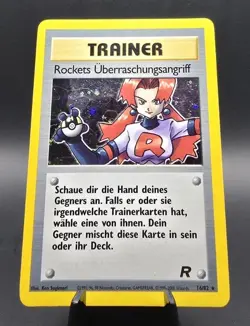 Rockets Uberraschungsangriff (Rockets Sneak Attack) 16/82 German Pokemon TCG - Image 1
