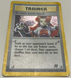 Rocket’s Sneak Attack Holo 16/82 - 2000 Team Rocket Set Pokemon TCG - HP - Image 2