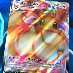 Eevee VMAX - SWSH087 - Full Art Ultra Rare Black Star Promo - Pokemon Card - NM - Image 2