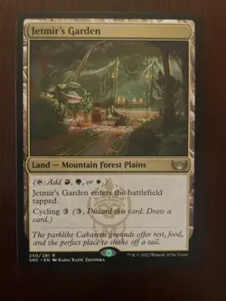 Jetmir's Garden Streets of New Capenna Regular Card 250/281 NM - Image 1