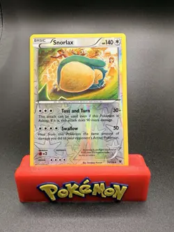 Pokemon TCG Snorlax 77/124 Fates Collide Rare NM Condition. Reverse Holo - Image 1