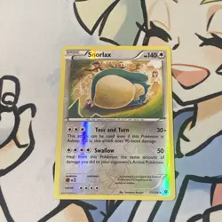 Pokemon TCG - Snorlax Fates Collide 77/124 Rare Reverse Holo - Image 1