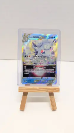 Pokemon TCG, Alolan Vulpix VStar 034/195 - Silver Tempest - Image 1