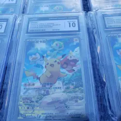 CGC 10 GEM MINT Pikachu 001/SV-P Promo Pokemon Card CHINESE Scarlet & Violet! - Image 2