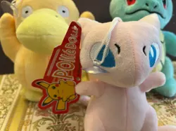 Pokemon 9” Plush Squirtle For Sale in China Pink Mew PokeDoll Psyduck LOT of 3 - Image 2