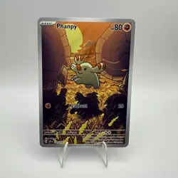 Pokemon Phanpy 205/191 Surging Sparks Illustration Rare IR Holo TCG Card - Image 1
