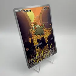 Pokemon Phanpy 205/191 Surging Sparks Illustration Rare IR Holo TCG Card - Image 2