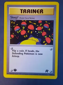 Pokemon Card Team Rocket Set 1st Edition - Sleep! 79/82 - Image 1