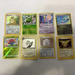 Lot of 8 Pokemon Holo Holographic Cards - Image 1