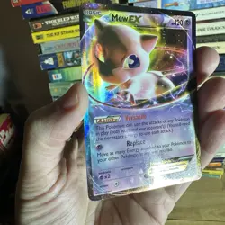 Mew EX 46/124 Dragons Exalted DRX Holo Rare Pokemon English MP Card 2012 Mid-Era - Image 4