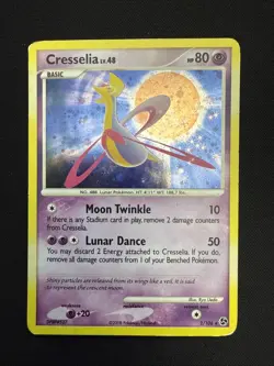 Pokemon Cresselia Lv.48 Card 2/106 Diamond And Pearl Holo MP - Image 1