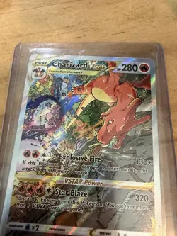 Pokemon TCG Charizard VSTAR Holo Full Art Promo SWSH262 Sword & Shield Card - Image 3