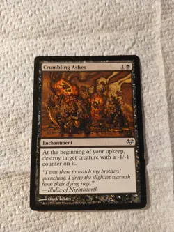CRUMBLING ASHES SINGLE COPY MTG Magic the Gathering Cards NM/LP (4 available) - Image 3