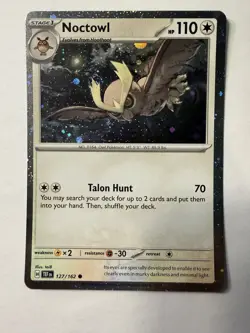 Noctowl - 127 (Cosmos Holo) Promo SV: Scarlet & Violet Promo Cards 127/162 holo - Image 1