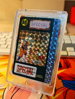 Goku vs Cell card Dragon Ball Manga Akira Toriyama Carddass 1994 Japan - Image 2