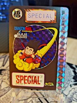 Goku kid childhood card Dragon Ball Manga Akira Toriyama Carddass 1994 Japan - Image 1
