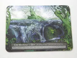 Old Mortimer's Den Unique Non-Foil Sorcery Gothic TCG Trading Card - Image 1