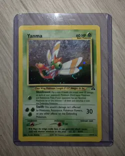 Yanma Neo Discovery Holo Rare Pokemon TCG Card 17/75 - Image 1