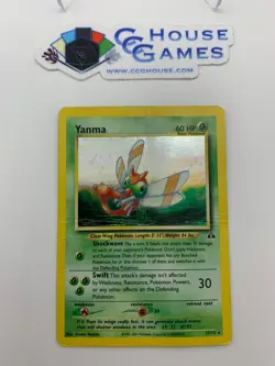 Pokemon TCG - Yanma 17/75 Neo Discovery Vintage Card Holo Foil RARE *CCGHouse* - Image 2