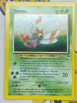 Yanma 17/75 Neo Discovery Holo Rare Pokemon Card #1 - Image 1