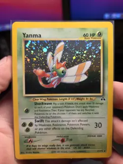 MINT Yanma Neo Discovery 17/75 Holo Rare Pokemon Card TCG UK - Image 4