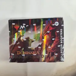 WotC Magic The Gathering Dominaria Remastered Collector Booster Box - 12 Packs - Image 1