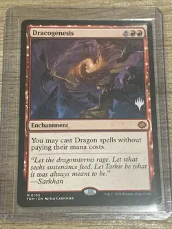 Dracogenesis Tarkir: Dragonstorm Promo Magic The Gathering - Image 1