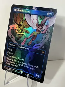 Mistbind Clique ** FOIL BORDERLESS ** Special Guest: Lorwyn Eclipsed - NM MTG - Image 3