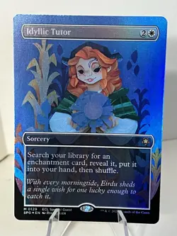 Idyllic Tutor ** FOIL BORDERLESS ** Special Guest: Lorwyn Eclipsed - NM MTG - Image 2