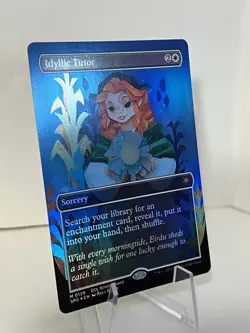 Idyllic Tutor ** FOIL BORDERLESS ** Special Guest: Lorwyn Eclipsed - NM MTG - Image 3