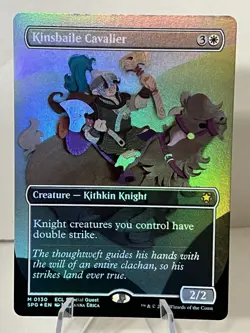 Kinsbaile Cavalier ** FOIL BORDERLESS ** Special Guest: Lorwyn Eclipsed - NM MTG - Image 2