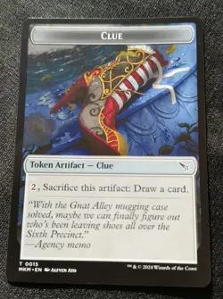 Clue Token - Murders At Karlov Manor - MKM - NM Unplayed - 0015/0042 - EN - Image 1