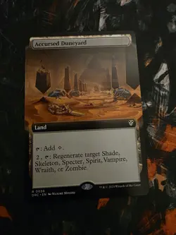 Accursed Duneyard #0036 (Extended Art) Commander: Aetherdrift Regular NM - Image 1