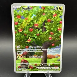 Applin - 185/167 - Twilight Masquerade - Illustration Rare Pokemon TCG - Image 1