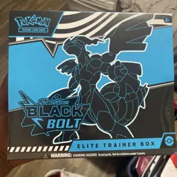 Pokemon TCG Scarlet & Violet: Black Bolt - Elite Trainer Box ETB - SEALED NEW - Image 1