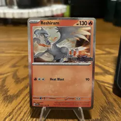 Pokemon Reshiram (Stellar Crown Stamped) 022/142 Promo Cosmos Holo - Image 1
