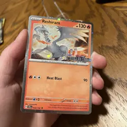 Pokemon Reshiram (Stellar Crown Stamped) 022/142 Promo Cosmos Holo - Image 2