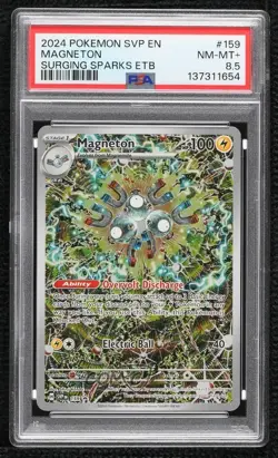 Magneton Pokemon Scarlet & Violet Black Star Promo PSA 8.5 - Image 1