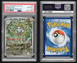 Magneton Pokemon Scarlet & Violet Black Star Promo PSA 8.5 - Image 3