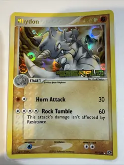 Pokemon Rhydon Ex Emerald Reverse Holo Rare Stamped 19/106 TCG NM. Beautiful - Image 1