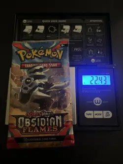 VERY HEAVY! 22.43Gram Obsidian Flames Pokemon TCG Factory Sealed Booster Pack!!! - Image 1