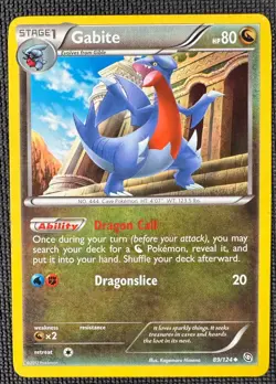GABITE 89/124 UC DRAGONS EXALTED POKEMON LP - Image 1