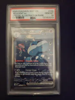 2025 POKEMON WHITE FLARE SIR JELLICENT EX PSA 10 - Image 1