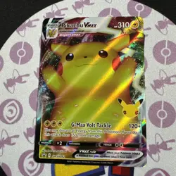 2021 Pokemon Celebrations Stamped Pikachu VMAX Holo SWSH062 - NM - Image 1