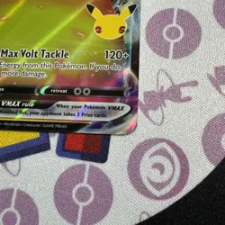 2021 Pokemon Celebrations Stamped Pikachu VMAX Holo SWSH062 - NM - Image 4