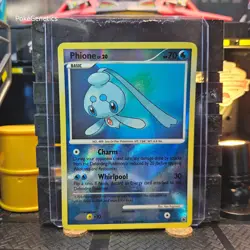 Phione Majestic Dawn Reverse Holo Pokemon TCG 27/100 Diamond & Pearl Rare - Image 1