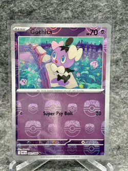 Pokemon TCG Gothita 041/086 Master Ball Reverse Holo White Flare - Image 1